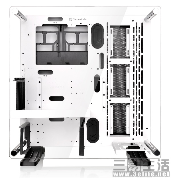 曜越Core P3雪白版壁挂式透视全景机壳-全模块化.JPG